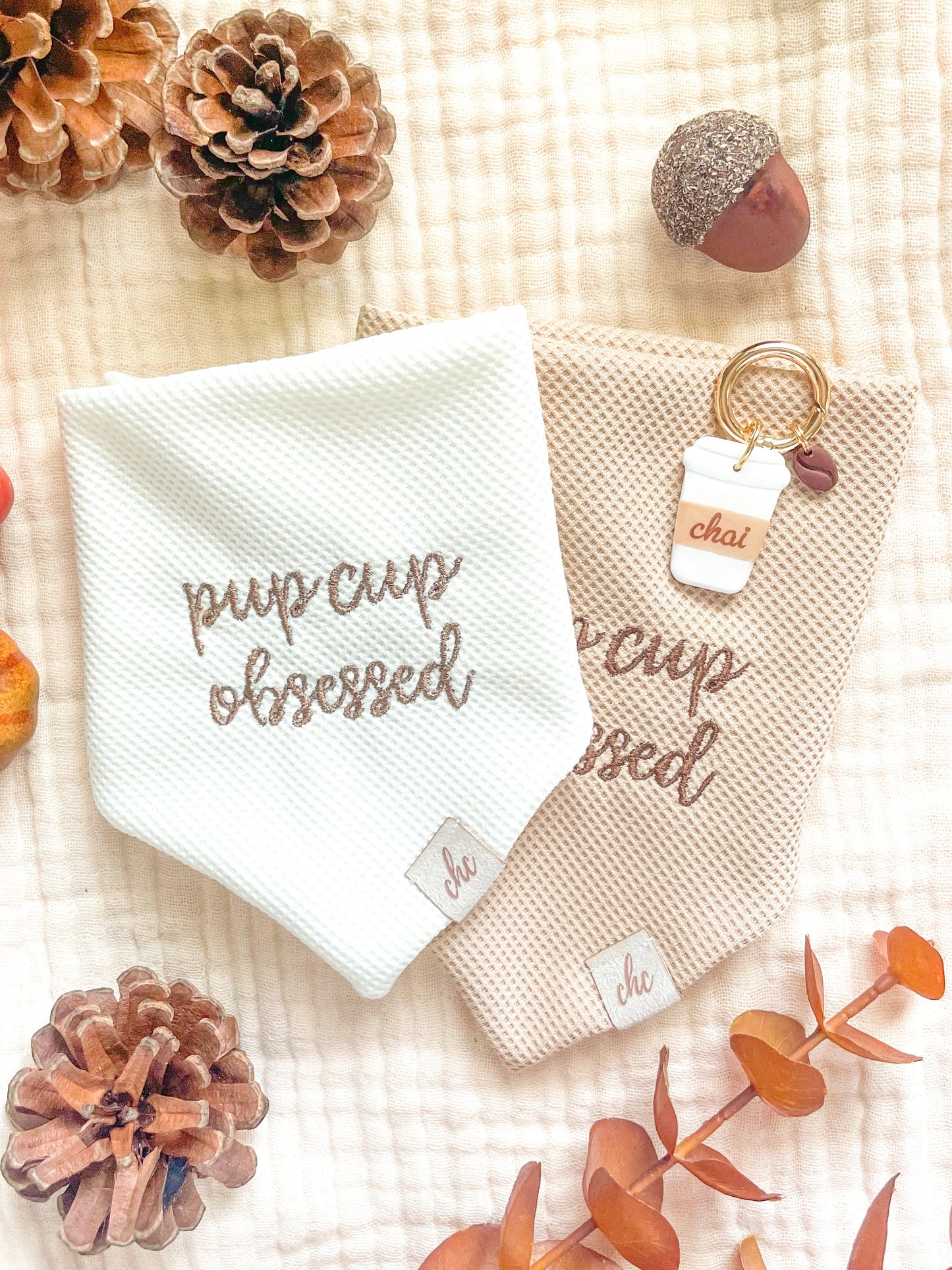 ‘Pup Cup’ Bandana/Tag Bundle ☕️