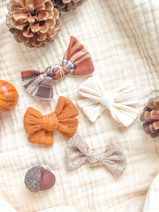 Fall Hair Bows