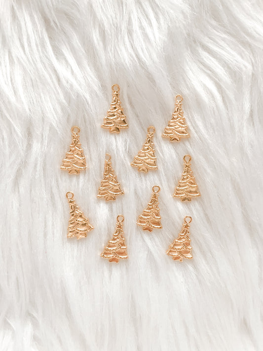 Gold Tree Charms