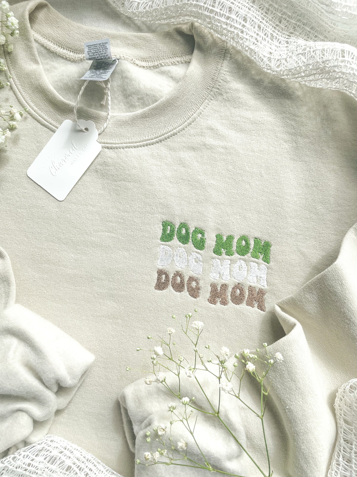 Groovy ‘Dog Mom’ Sweatshirt