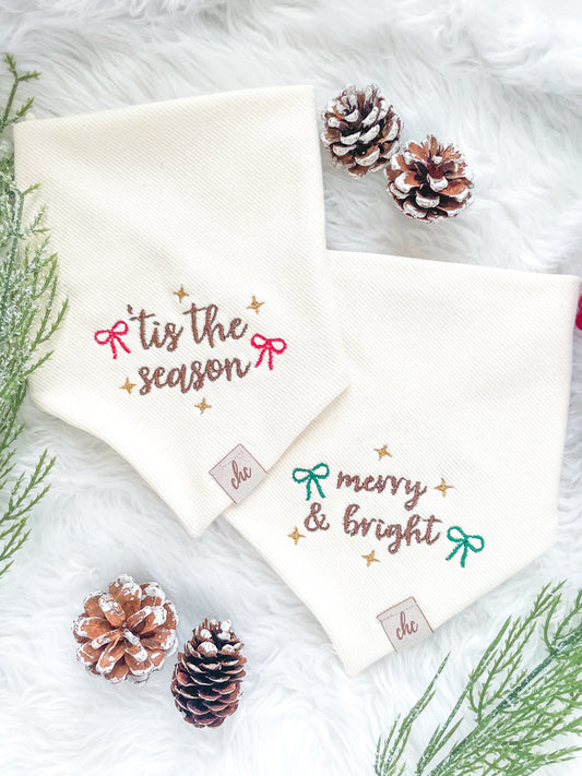 ‘Tis Season & Merry’ Bandana