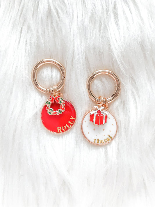 Holiday Red and White Tags