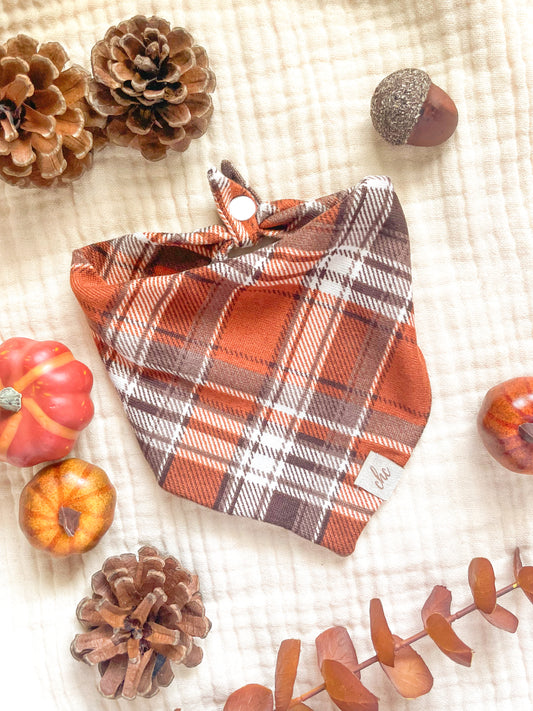 ‘Harvest Plaid’ Bandana 🍂