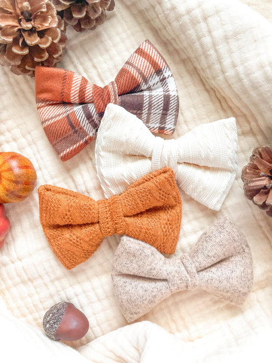 Fall Bows (Over the Collar)