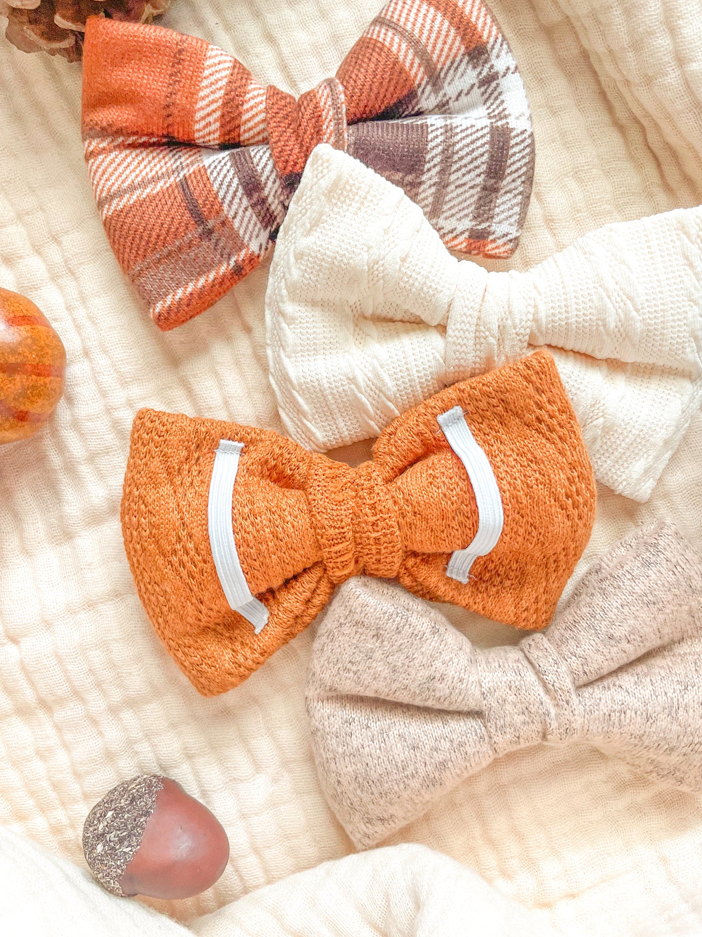 Fall Bows (Over the Collar)