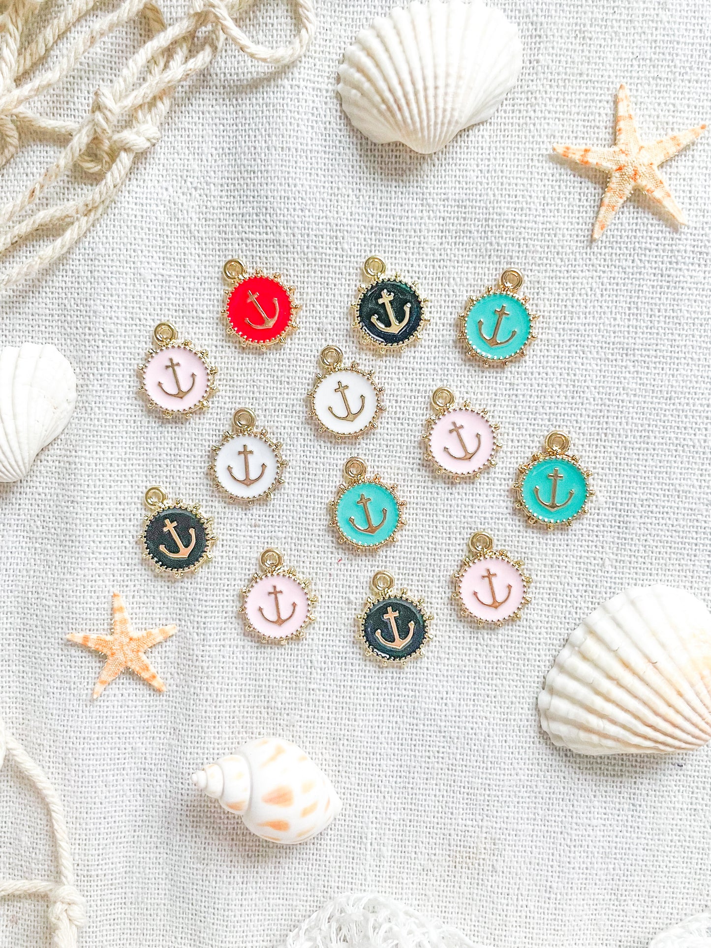 Anchor Charms (Round)