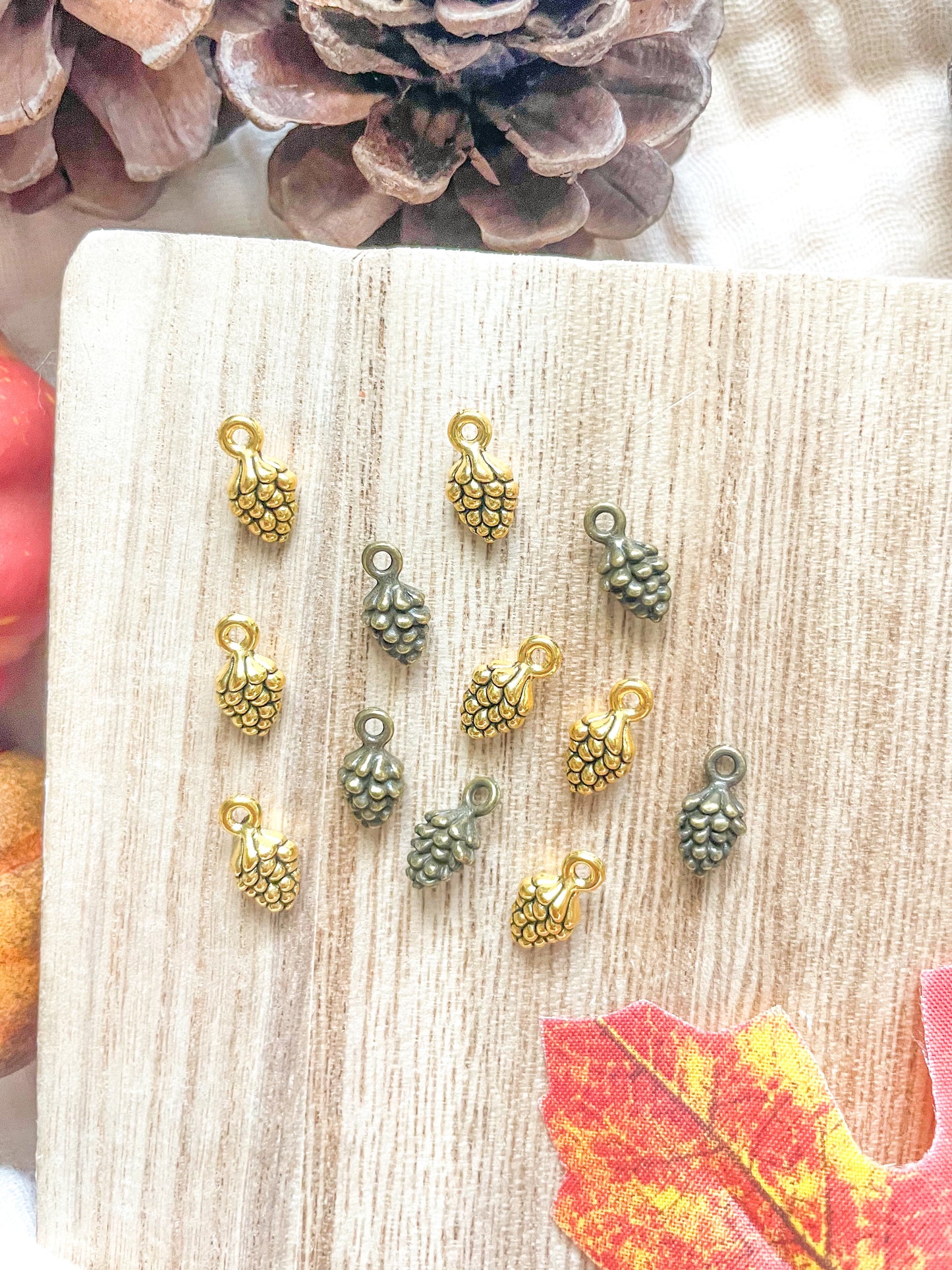 Pinecone Charms